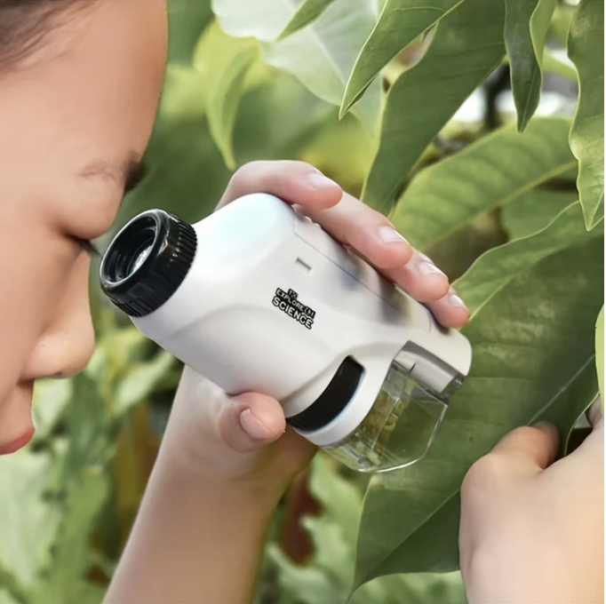 Discover the Wonders of the Microscopic World with the Portable Kids Microscope!