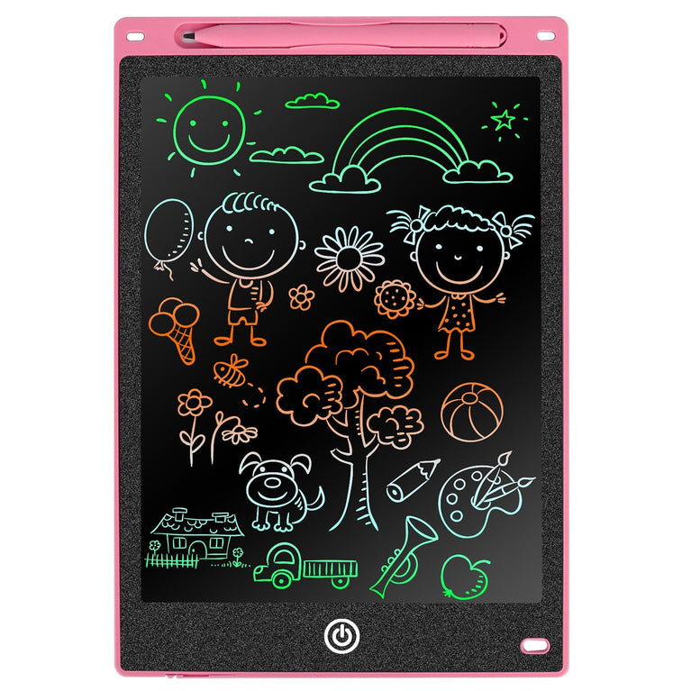 8.5in LCD Writing Tablet Electronic Colorful Graphic Doodle Board Kid Educational Learning Mini Drawing Pad with Lock Switch Stylus Pen For Kids 3+ Years