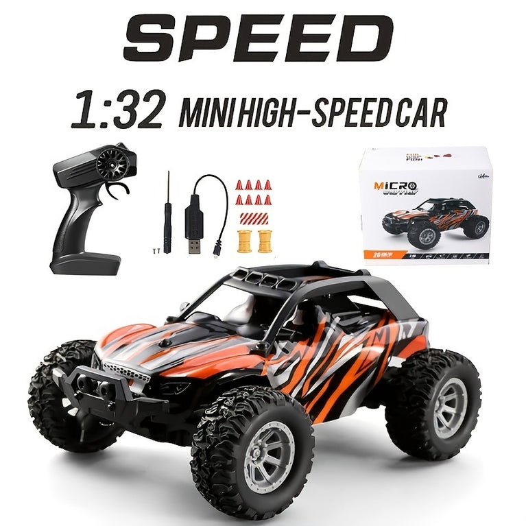 1:32Proportion Remote Control Car; Remote Control Car Max 20 Km/h; 2.4Ghz High-Speed All-terrain Outdoor Electric Toy Car; Boys & Girls Kids Remote Control Car-02