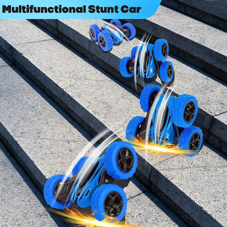 Rc Stunt Cars: Double Sided 360°Flip Rotating 4WD Race Car Toy For Outdoor & Indoor Birthday Gift