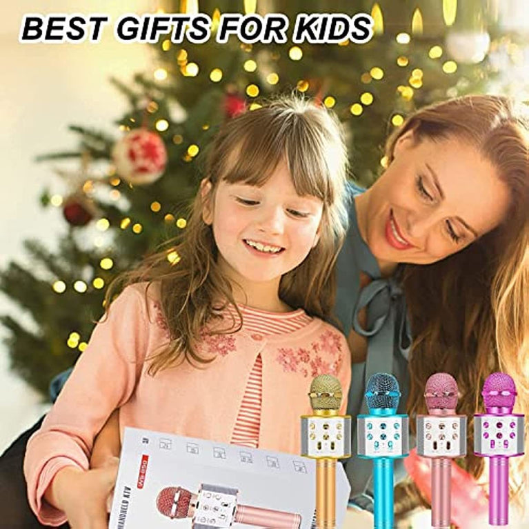 Kids Toys for 3-14 Year Old Girls and Boys Gifts; Karaoke Microphone Machine for Kids Toddler Toys Age 4-12; Christmas Birthday Valentine Gifts for 5 6 7 8 9 10 Year Old Teens kids