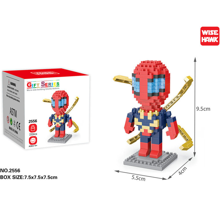 Disney Block Cartoon Anime Marvel Avengers Superhero Iron Man Captain America Spider Toy DIY Building Bouwstenen Speelgoed