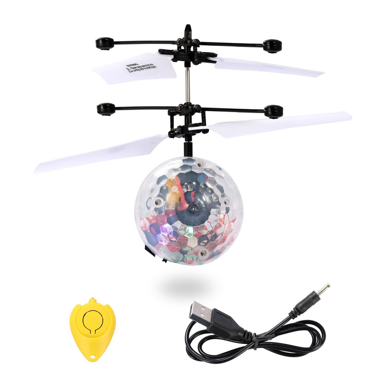 RC Flying Balls Electric Infrared Induction Drone Helicopter Ball LED Light Kids Flying Toy