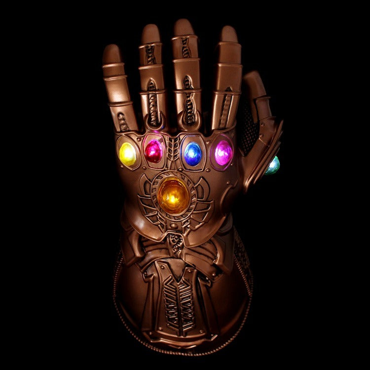 Avengers Cosplay Halloween PVC Deluxe Thanos Gloves Glow Edition