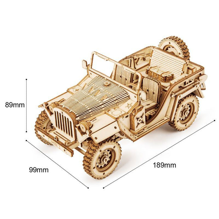 3D Wooden Puzzle Toy Assembly Locomotive Model Building