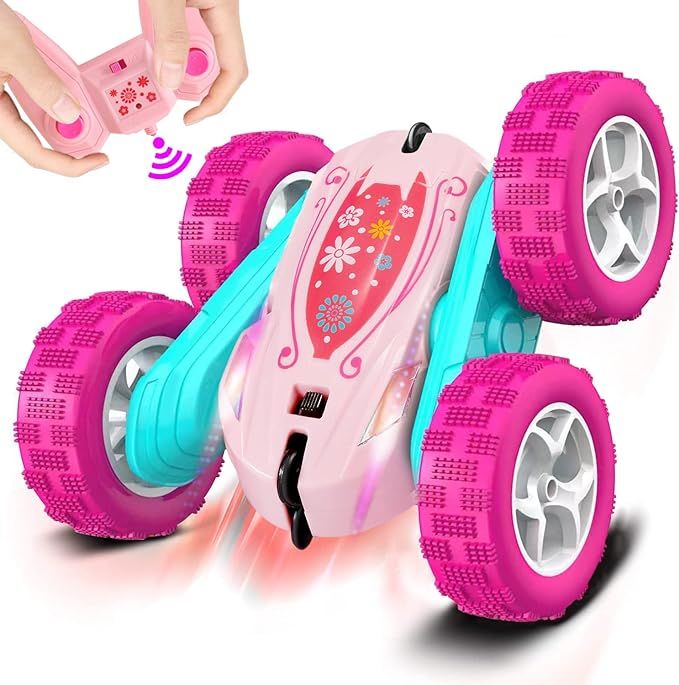 Rc Stunt Cars: Double Sided 360°Flip Rotating 4WD Race Car Toy For Outdoor & Indoor Birthday Gift