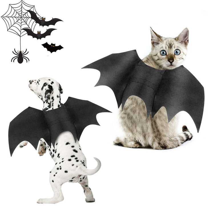 Halloween Pet Bat Wings Costume Cat and Dogs