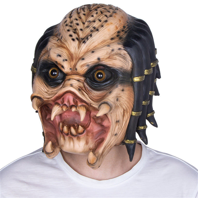 Predator Mask Halloween Fancy Dress Party Costume Props Movie Alien Vs Predator Cosplay Latex Masks Horror Monster Headgear