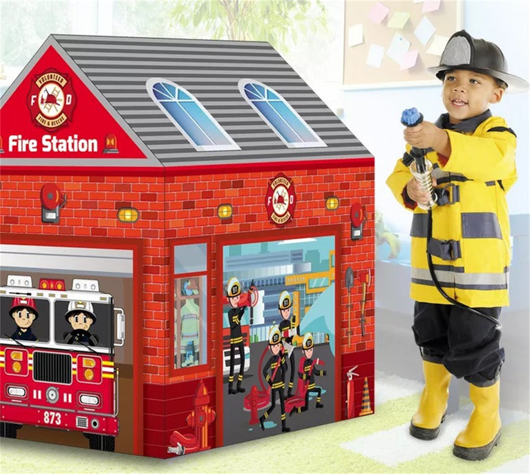 Tent for Kids,Firemen Play Tent, Kids Tent Indoor, Indoor Outdoor Children's Play Tent