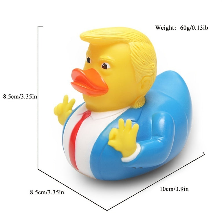 Trump Duck Bath Toy Sound Squeaky Bathroom Shower Water Floating Duck Toy