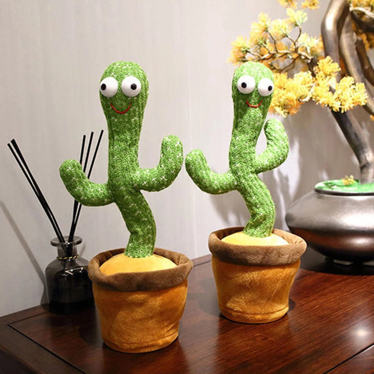 Home Decoration Gift Lovely Talking Toy Dancing Cactus Doll Speak Talk Sound Record Repeat Toy Kawaii Cactus Children Education