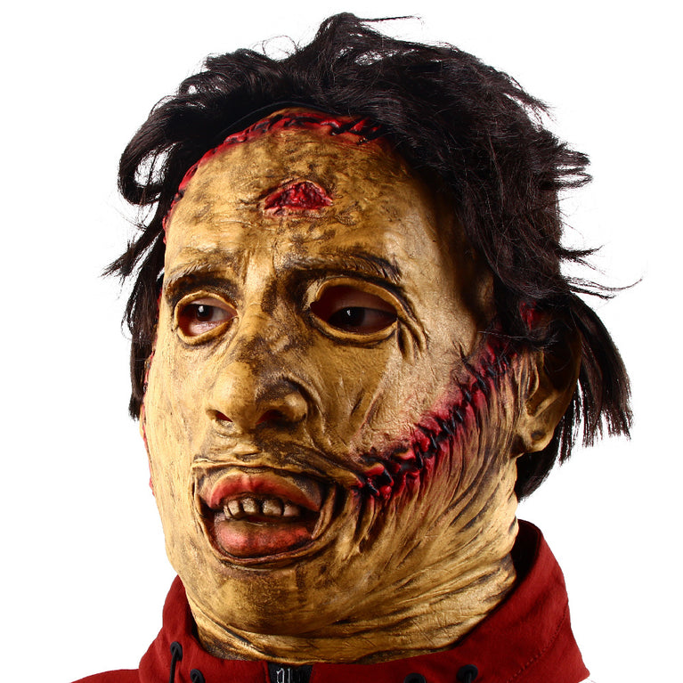 Texas Chainsaw Massacre Leatherface Mask Halloween Horror Fancy Dress Party Cosplay Latex Masks