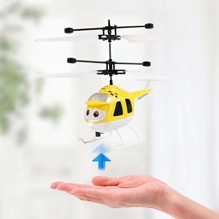 1pc Induction Intelligent Gesture Remote Control Helicopter; Boys Girls Children Suspension Aircraft