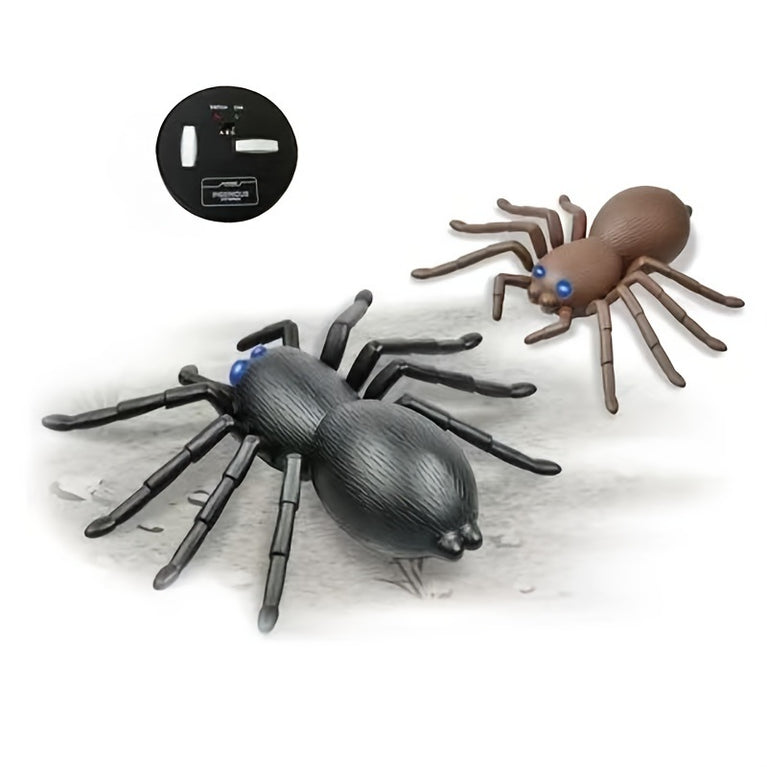 Remote Control Wood Bug Animal Pet Electric Infrared Sensor; Insect Simulation Tricky Gift Remote Control Spider Model Toy