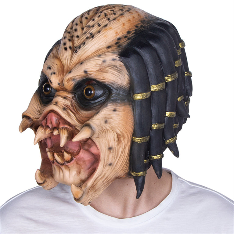 Predator Mask Halloween Fancy Dress Party Costume Props Movie Alien Vs Predator Cosplay Latex Masks Horror Monster Headgear