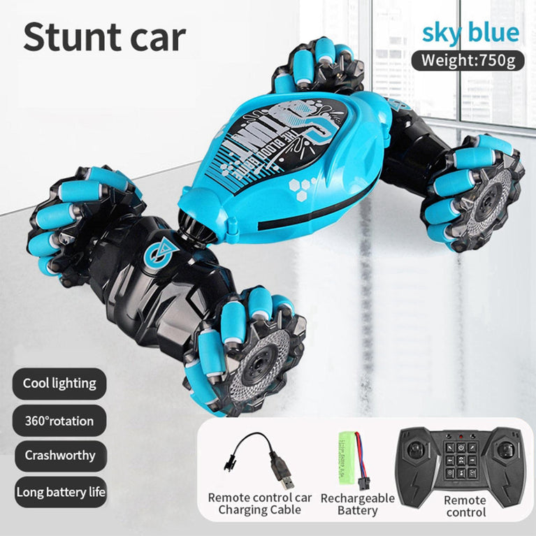 4WD Gesture Sensor Toy Car; Double-Side Rotation Off-Road Vehicle 360° Flip With Light And Music; Birthday Toy Car For Boys And Adults; Hand Controlled RC Car; All Terrain Monster Truck