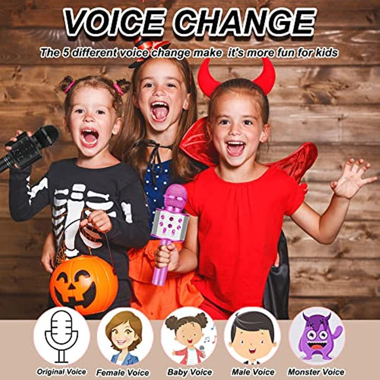 Kids Toys for 3-14 Year Old Girls and Boys Gifts; Karaoke Microphone Machine for Kids Toddler Toys Age 4-12; Christmas Birthday Valentine Gifts for 5 6 7 8 9 10 Year Old Teens kids