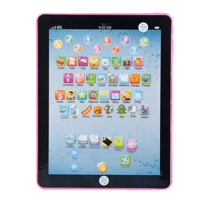 Baby Learning Tablet Educational Mini Pads Toys Touch Learn Toddler Tablet For ABC Numbers Words Gift