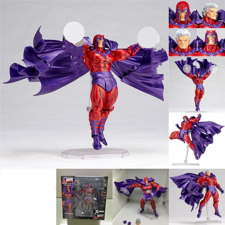 Marvel Revoltech Anime Toy Carnage Deadpool Spider-Man Gwen Stacy Venom Wolverine Magneto Captain America Action Figure Toy