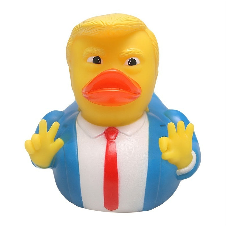 Trump Duck Bath Toy Sound Squeaky Bathroom Shower Water Floating Duck Toy