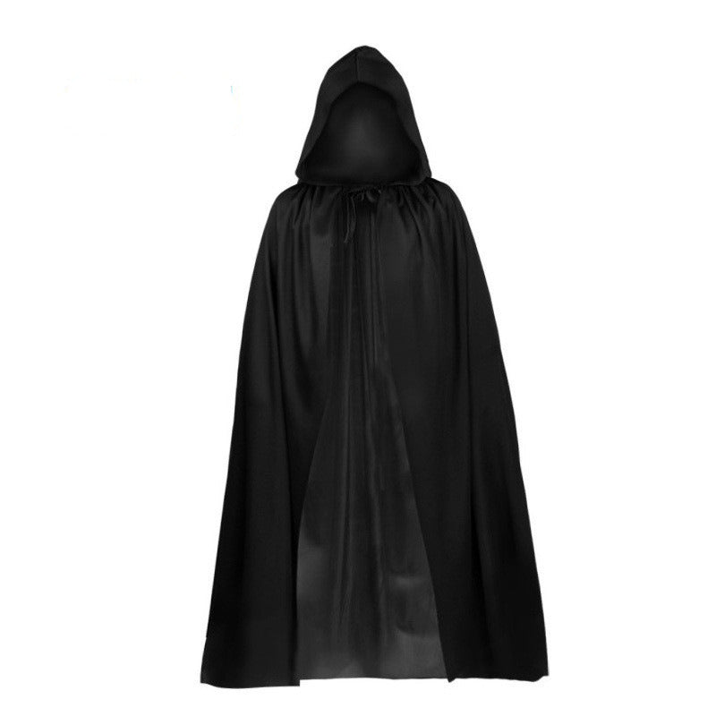 1 Set Halloween Grim Reaper Cloak Costumes Reaper Black Cape Terror Death Hook Sickle Horr Halloween Party Cosplay Costume Props