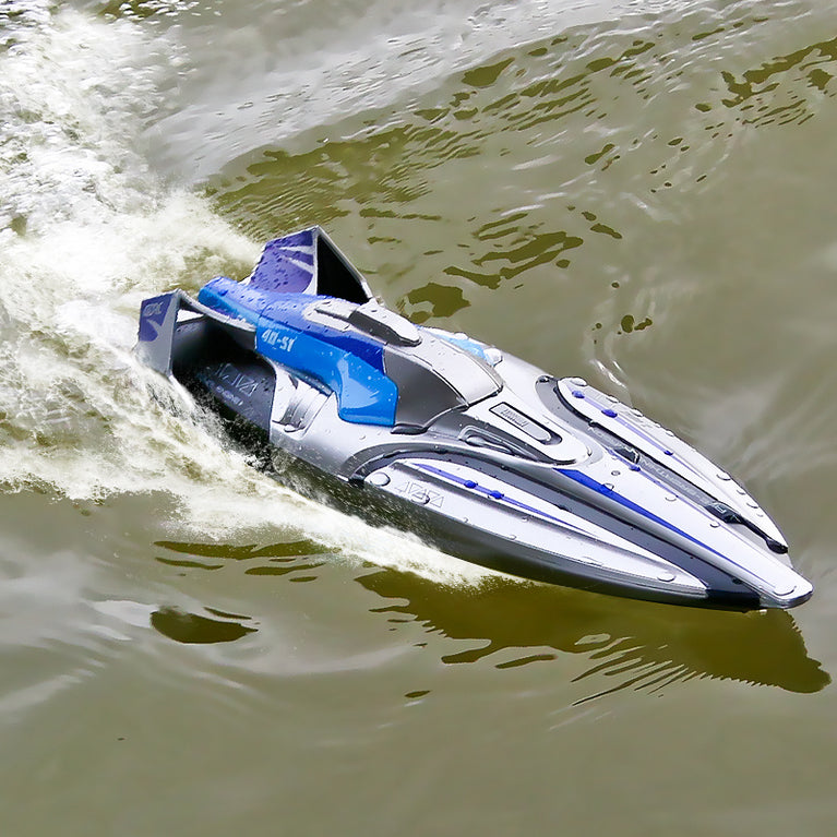 2.4GHz Racing Boats 4DRC S1 Boat Remote Control Boat for Kids Adults 25+ MPH.