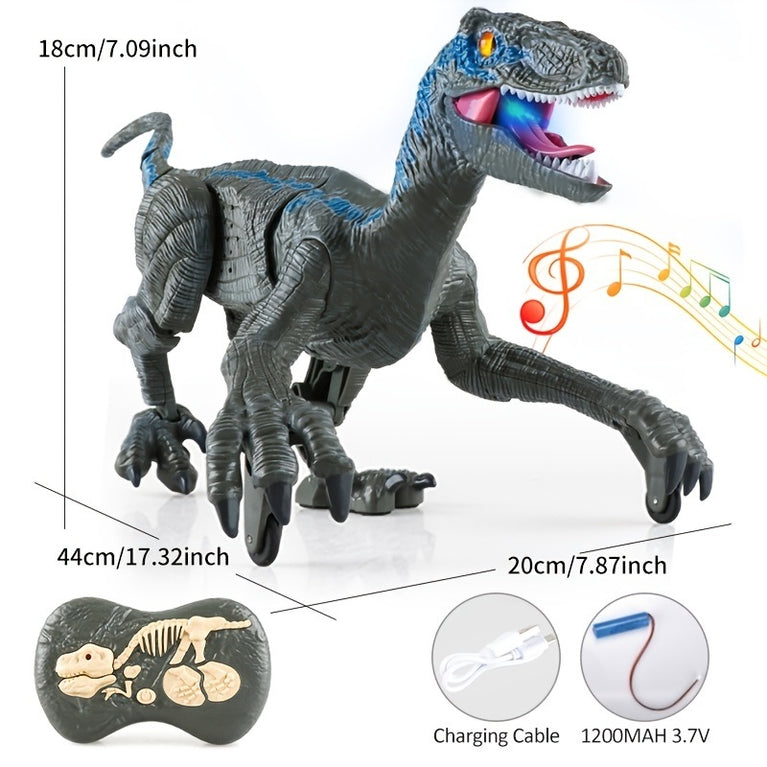 1 Pc Remote Control Dinosaur Toy; Children's Toy Electric Simulation Model