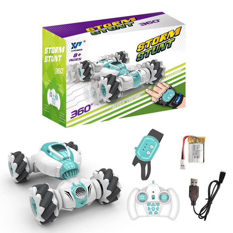 Gesture Mini RC Stunt Car Toys; For 6-12 Yr Boys ; Best Birthday Gifts For Kids Age 7 8 9 10 11 Year Old; 2.4Ghz Hand Controlled Remote Control Cars; PREPOP 4WD Transform Off Road For Rotating