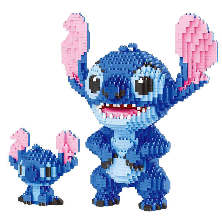 7Styles Disney Anime Story Cross Stitch Building Block Toys Cartoon Jigsaw Stitching Children's Building Block Toys