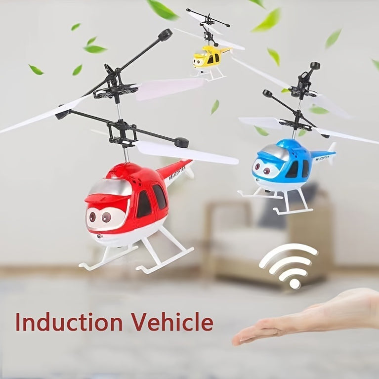 1pc Induction Intelligent Gesture Remote Control Helicopter; Boys Girls Children Suspension Aircraft