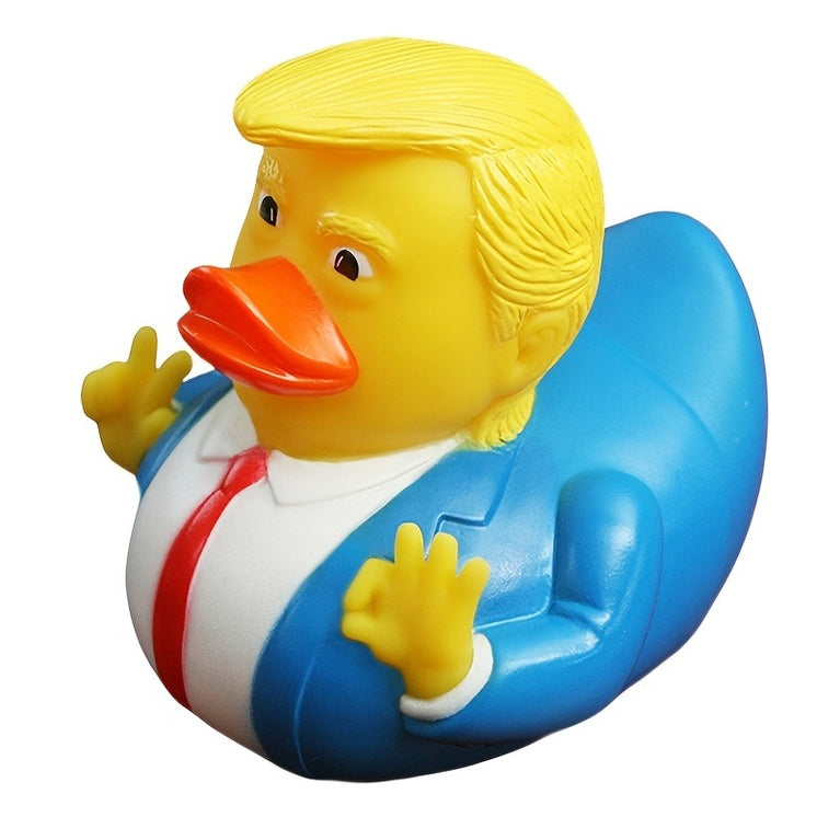 Trump Duck Bath Toy Sound Squeaky Bathroom Shower Water Floating Duck Toy