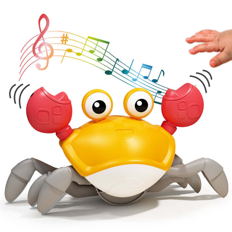 Children's Electric Automatic Induction Crab Toy; Boys And Girls 3-6 Years Old; Simulated Crawling Crab Toys; Birthday Gift For Baby