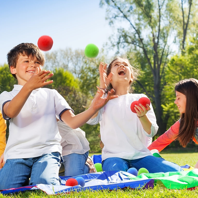 50pcs Water Balls; Soft Cotton Bouncing Soaker Balls; Toy For Pool Party Water Fight