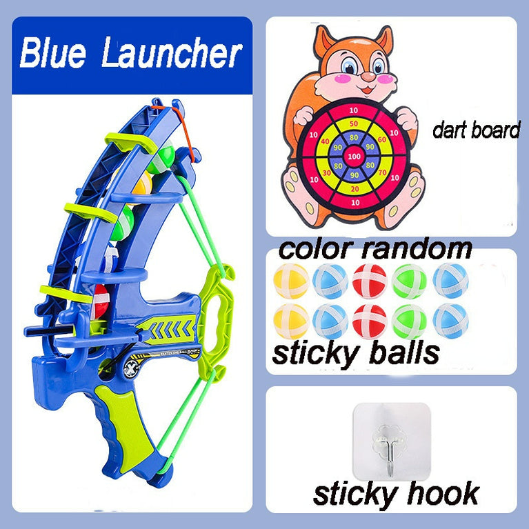 Montessori Throw Sport Slingshot Target Sticky Ball (12 balls) Dartboard Board Games Educational Children's outdoor Game toy